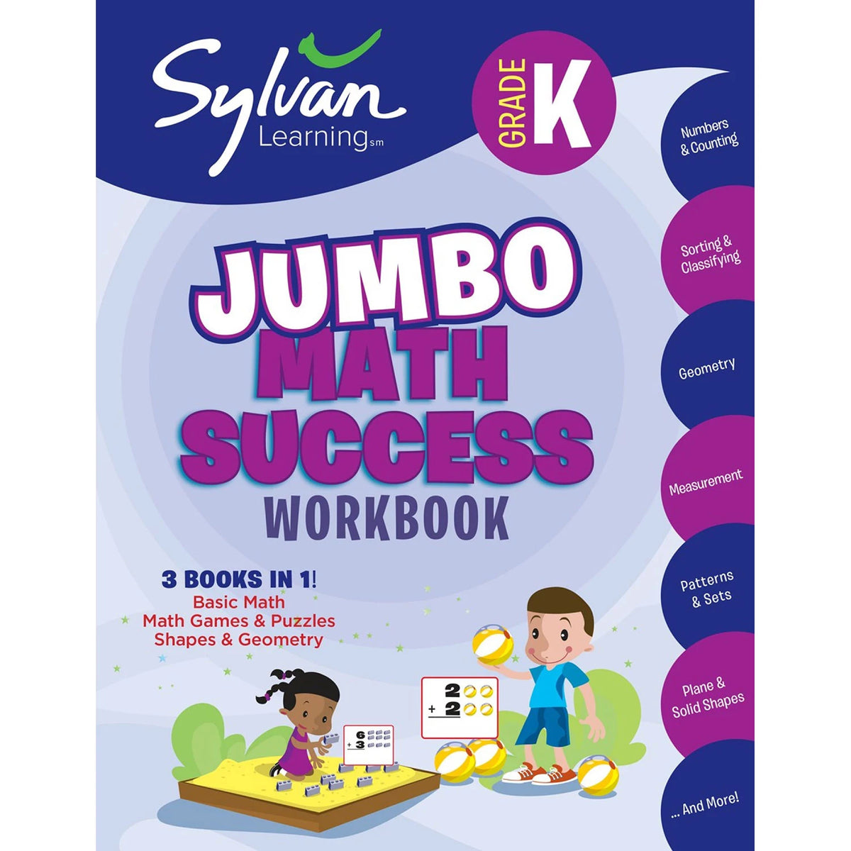 Kindergarten Jumbo Math Success Workbook: Activities, Exercises, and Tips, 1 ea