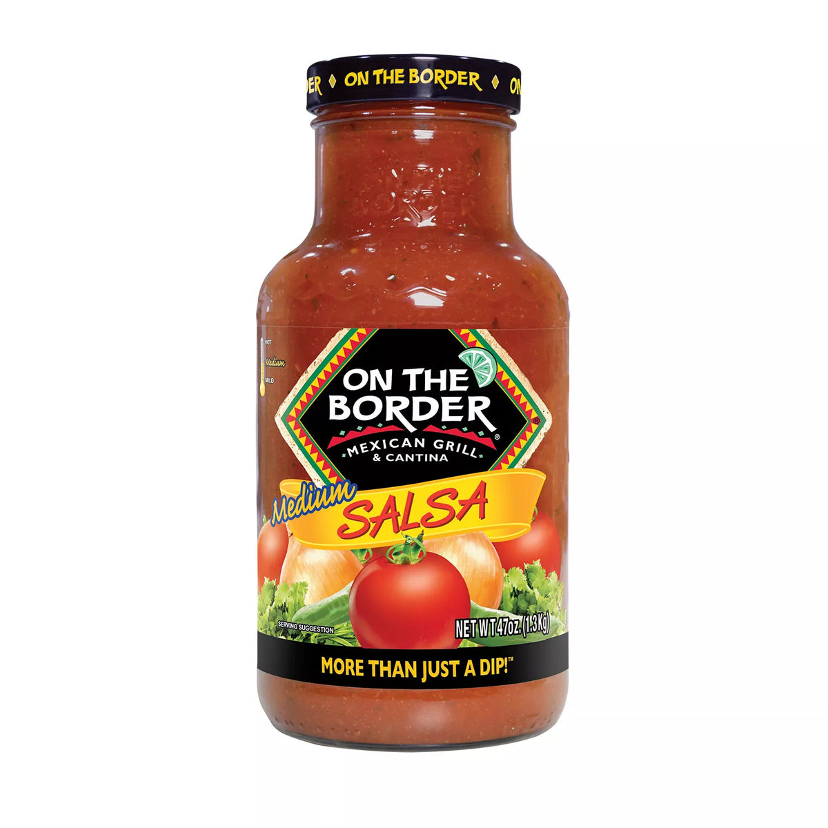 On The Border Salsa, Medium, 47 oz