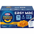 Kraft Easy Mac Single-Serve Pouches Pack, Original Flavor, 18 ea