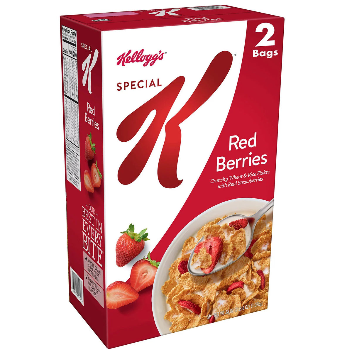 Kellogg's Special K Breakfast Cereal, Red Berries, 38 oz