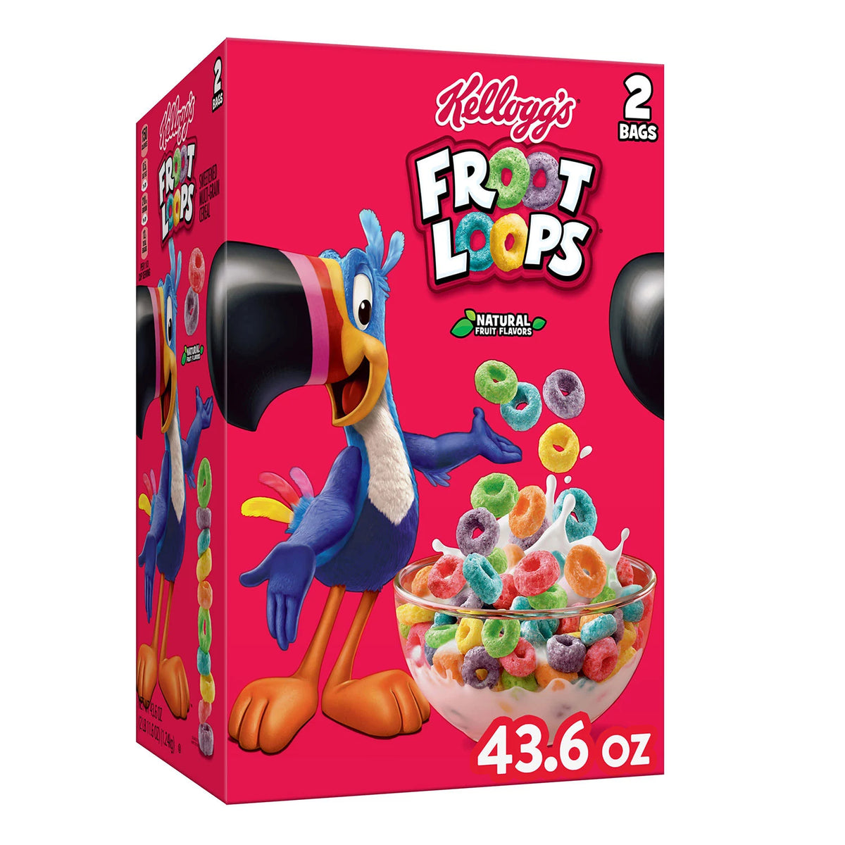 Kellogg's Froot Loops Cereal, 43.6 oz