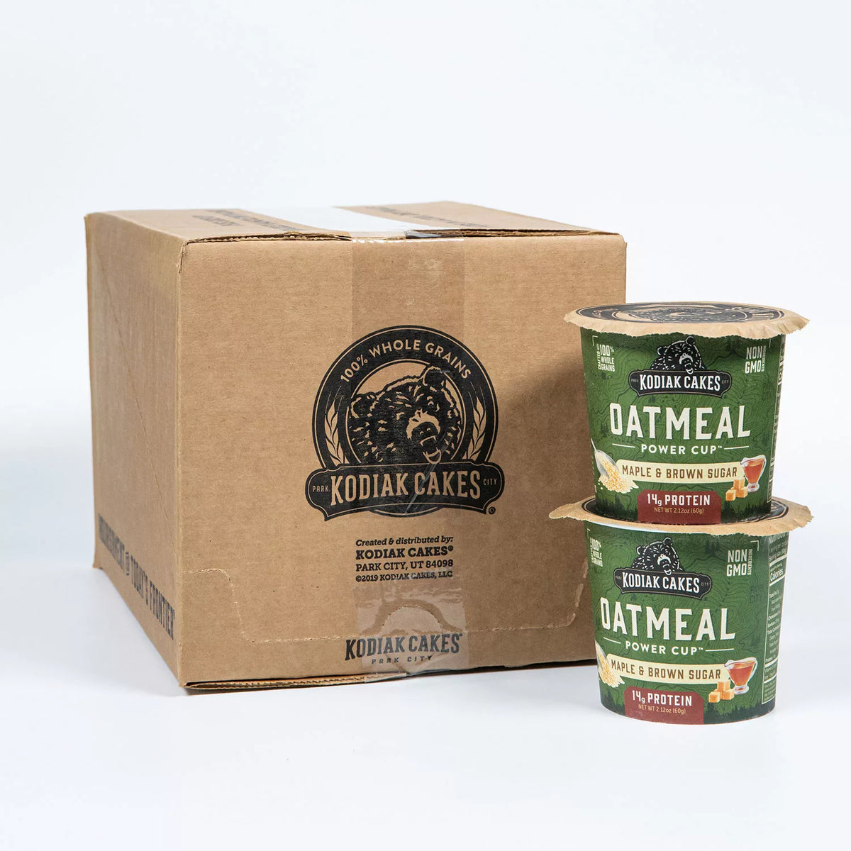 Kodiak Cakes Oatmeal Cups, Maple and Brown Sugar, 12 ea