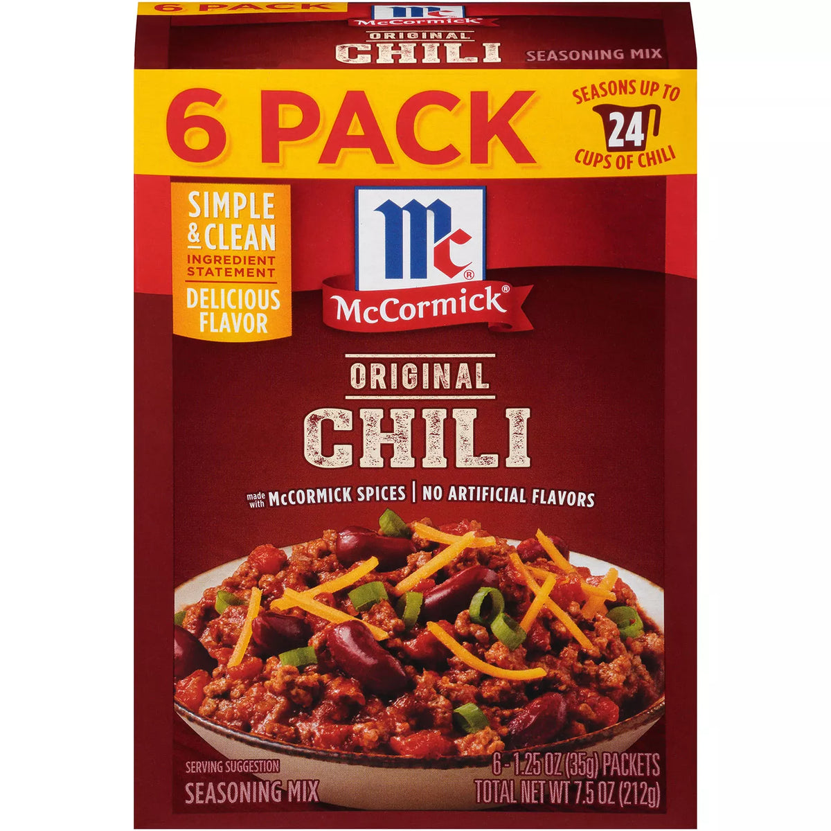 McCormick Chili Original Seasoning Mix, 6 ea