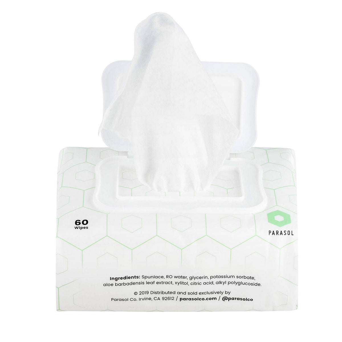 Parasol Clear+Pure Plant-Based Baby Wipe Pack, Unscented, 600 ea