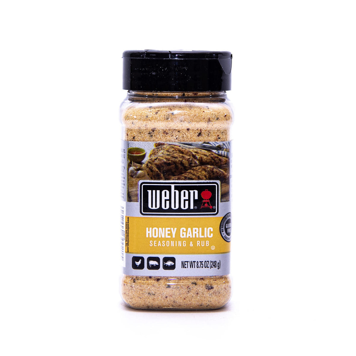 Weber Honey Garlic Seasoning and Rub, 8.75 oz