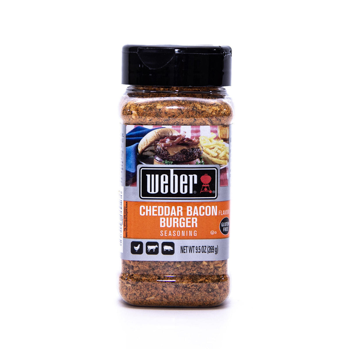 Weber Cheddar Bacon Burger Seasoning, 9.5 oz
