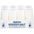 Morton Iodized Salt Shakers, 12 ea