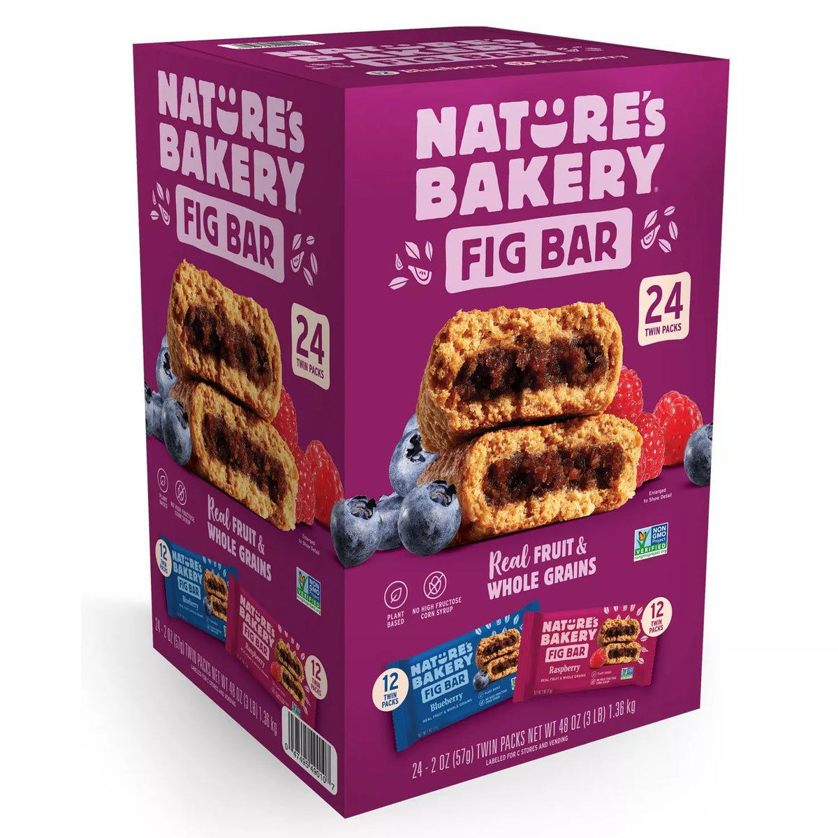 Nature's Bakery Fig Bar Variety Pack, 24 ea