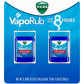 Vicks VapoRub Cough Suppressant Topical Analgesic Ointment Twin Pack, 7.06 oz