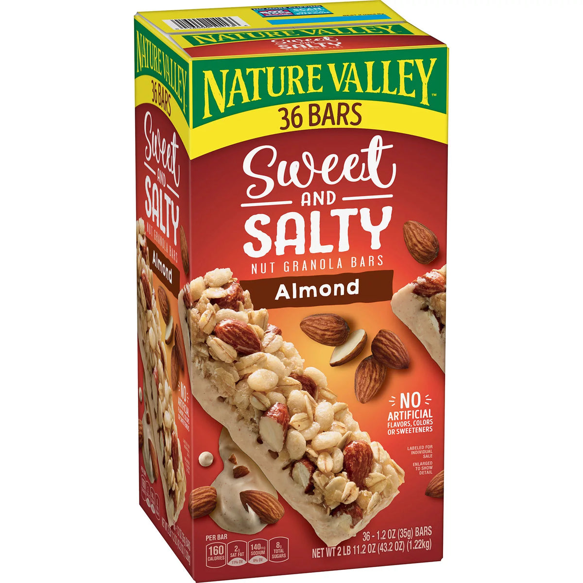 Nature Valley Sweet and Salty Nut Almond Granola Bars, 36 ea