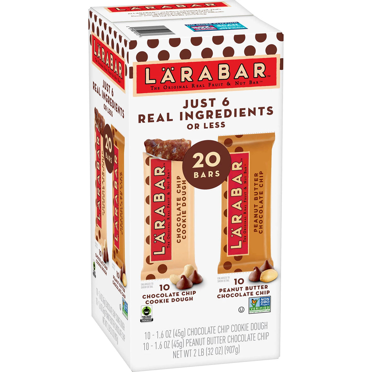 Larabar Fruit and Nut Food Bar Variety Pack, 20 ea