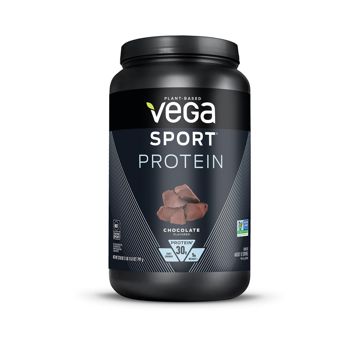 Vega Sport Plant Based Protein Powder and Recovery, Chocolate, 27.8 oz