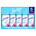 Secret Invisible Solid Deodorant Pack, Powder Fresh, 5 ea