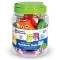 Snap-n-Learn Rainbow Owls, 1 ea