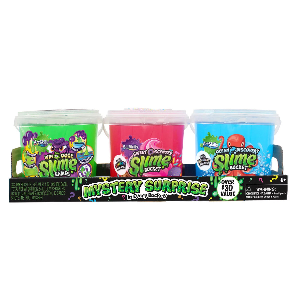 ArtSkills Slime Bucket Trio, 1 ea