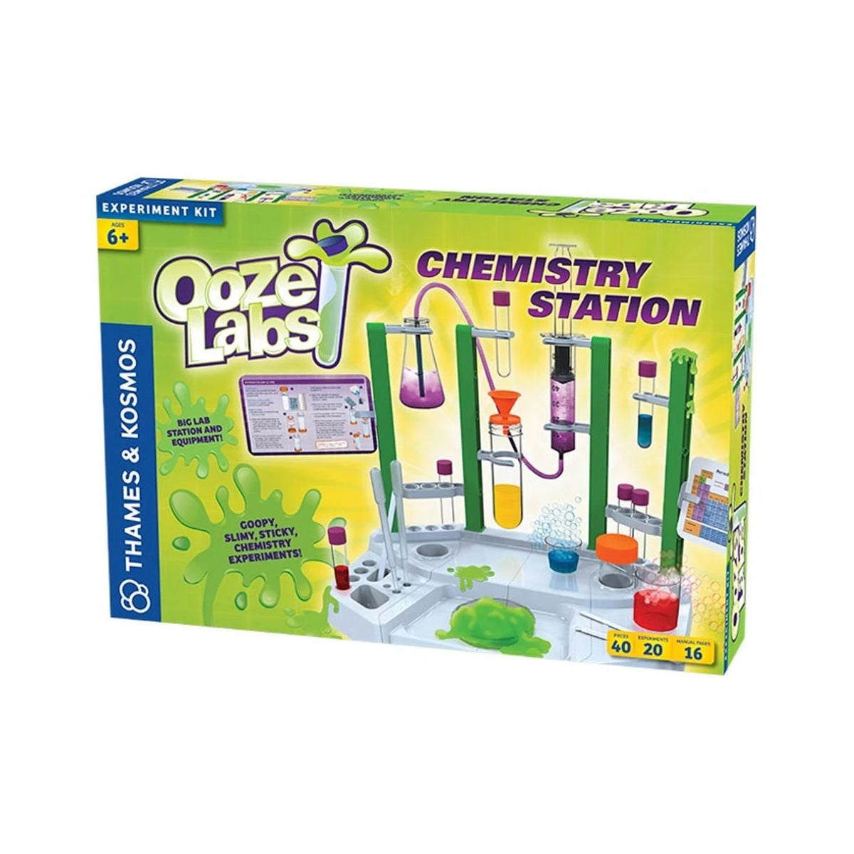 Thames & Kosmos: Ooze Labs Chemistry Station Kit, 57 ea