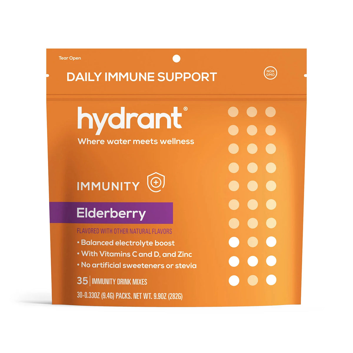 Hydrant Immunity Elderberry Stick Packs, 35 ea