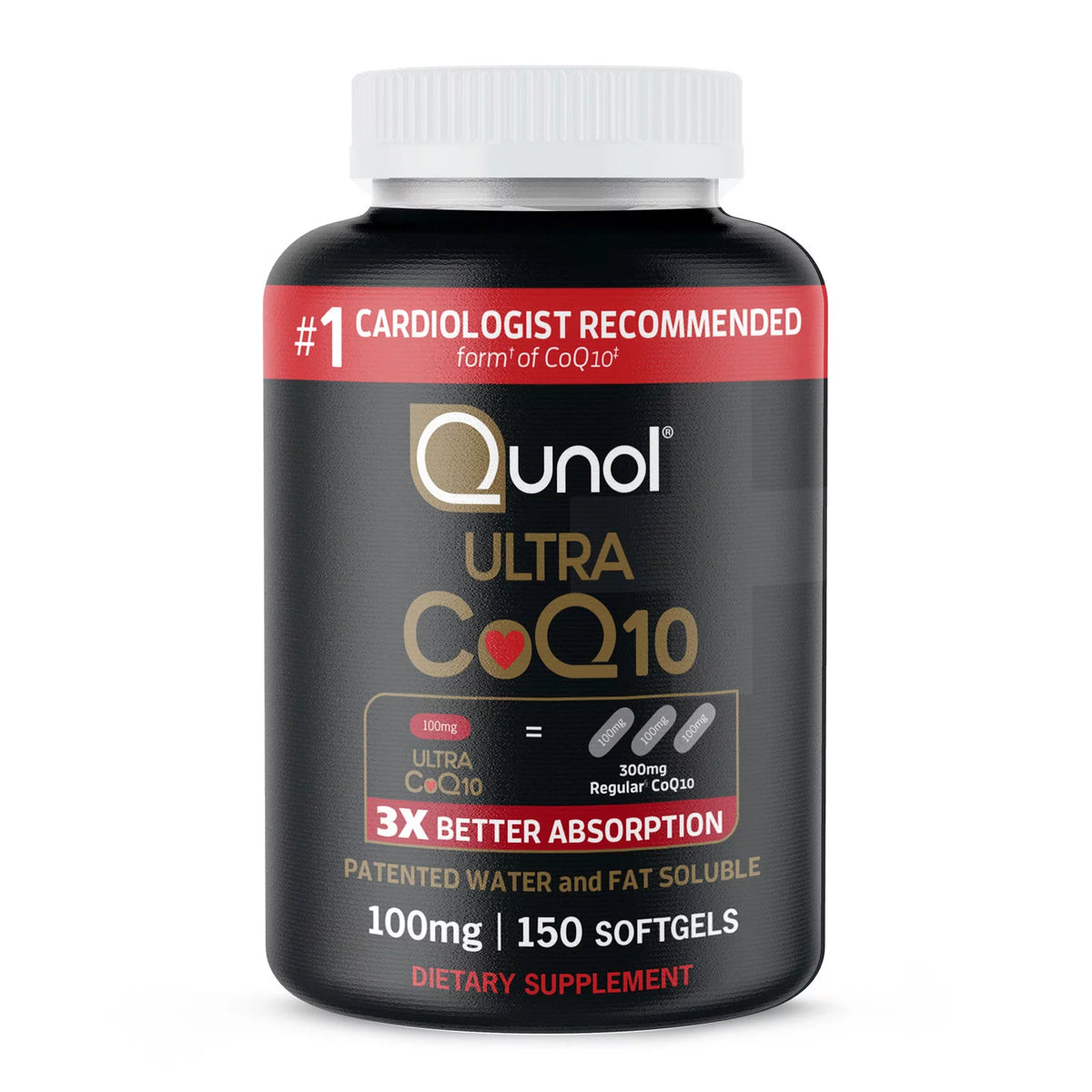 Qunol Ultra CoQ10 Softgels, 150 ea