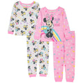 Licensed Minnie Mouse 4 Piece Cotton PJ Set, 2T, 1 ea