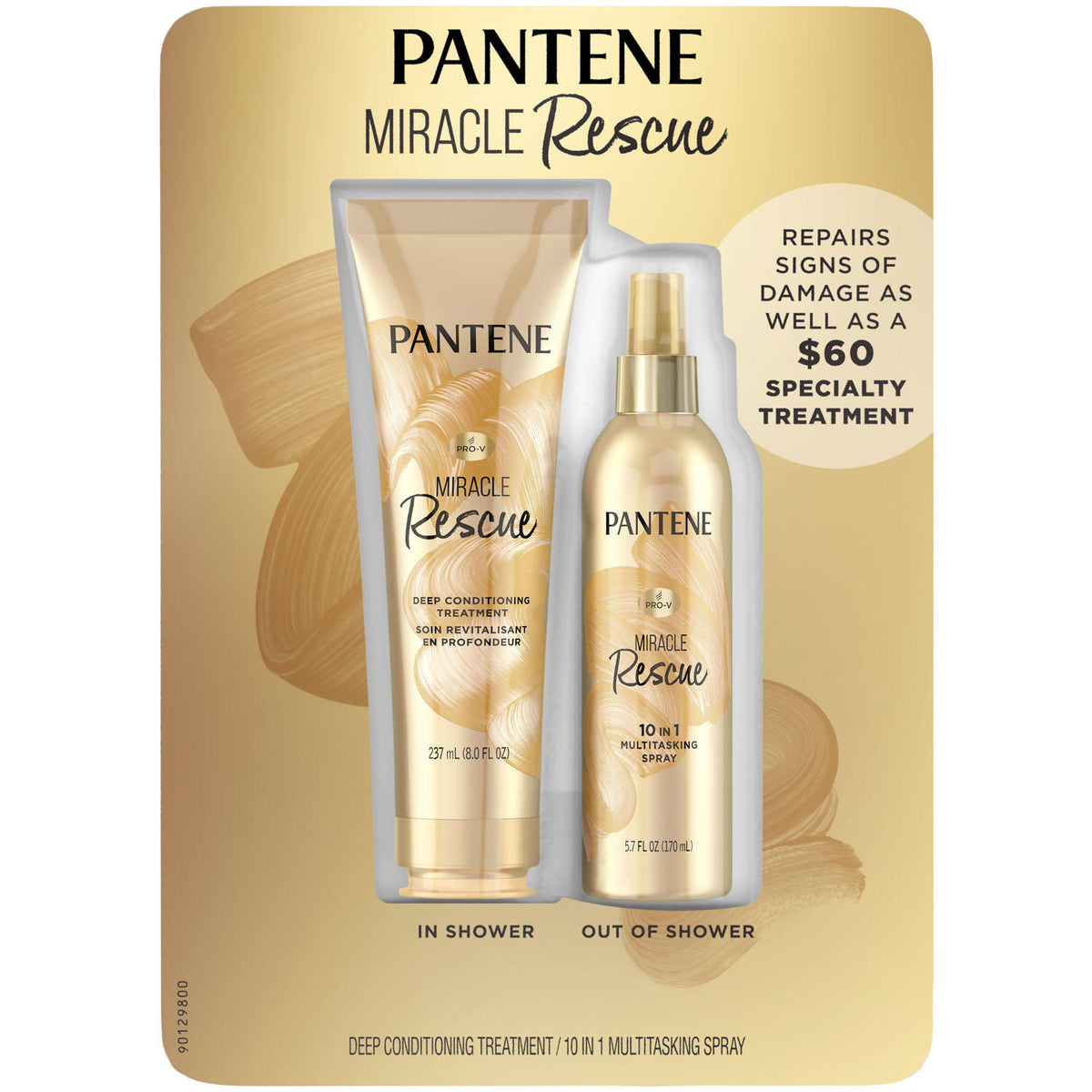 Pantene Miracle Rescue Deep Conditioner With 10-in-1 Leave-in Treatment, 1 ea