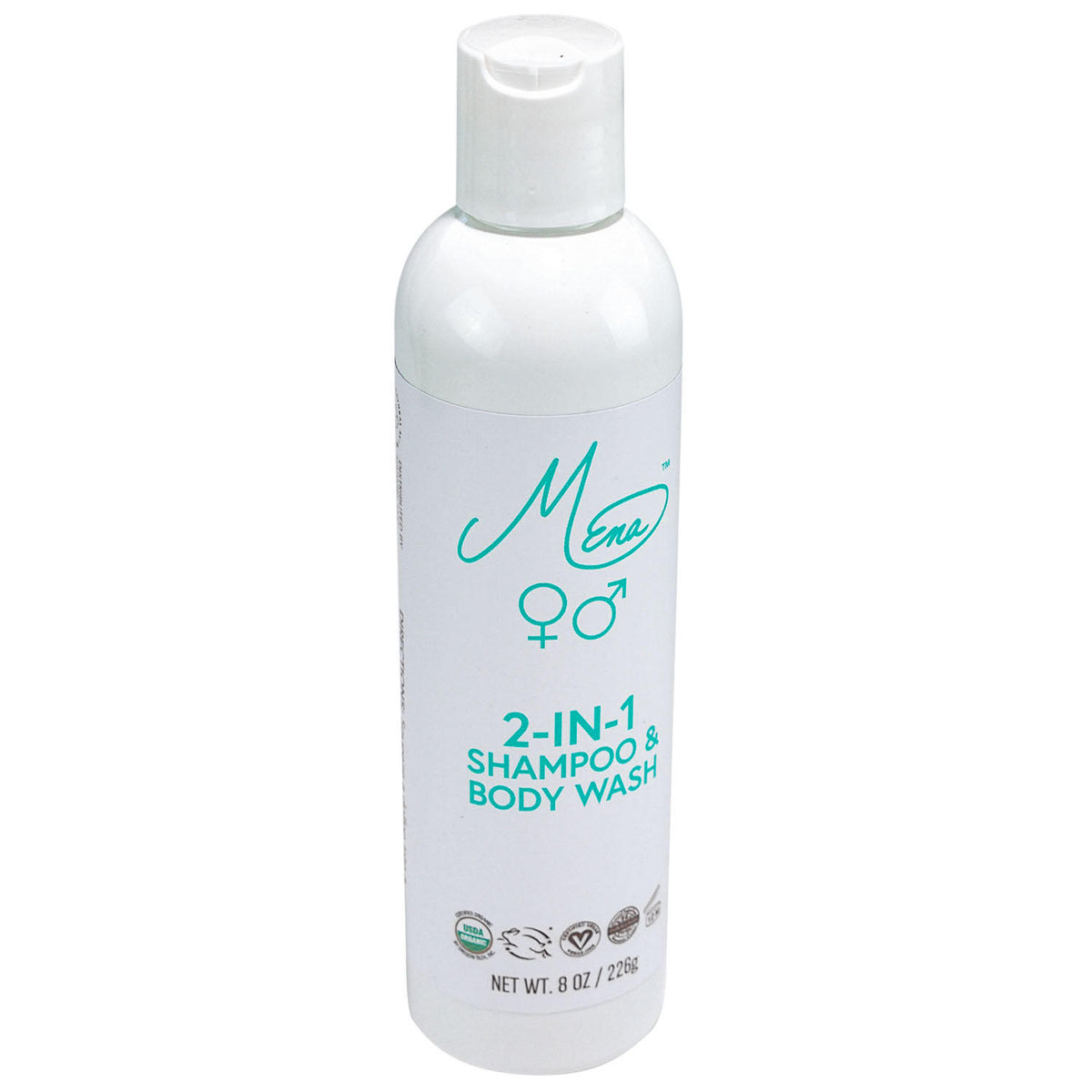 MENA 2-in-1 Shampoo Body Wash, 8 oz