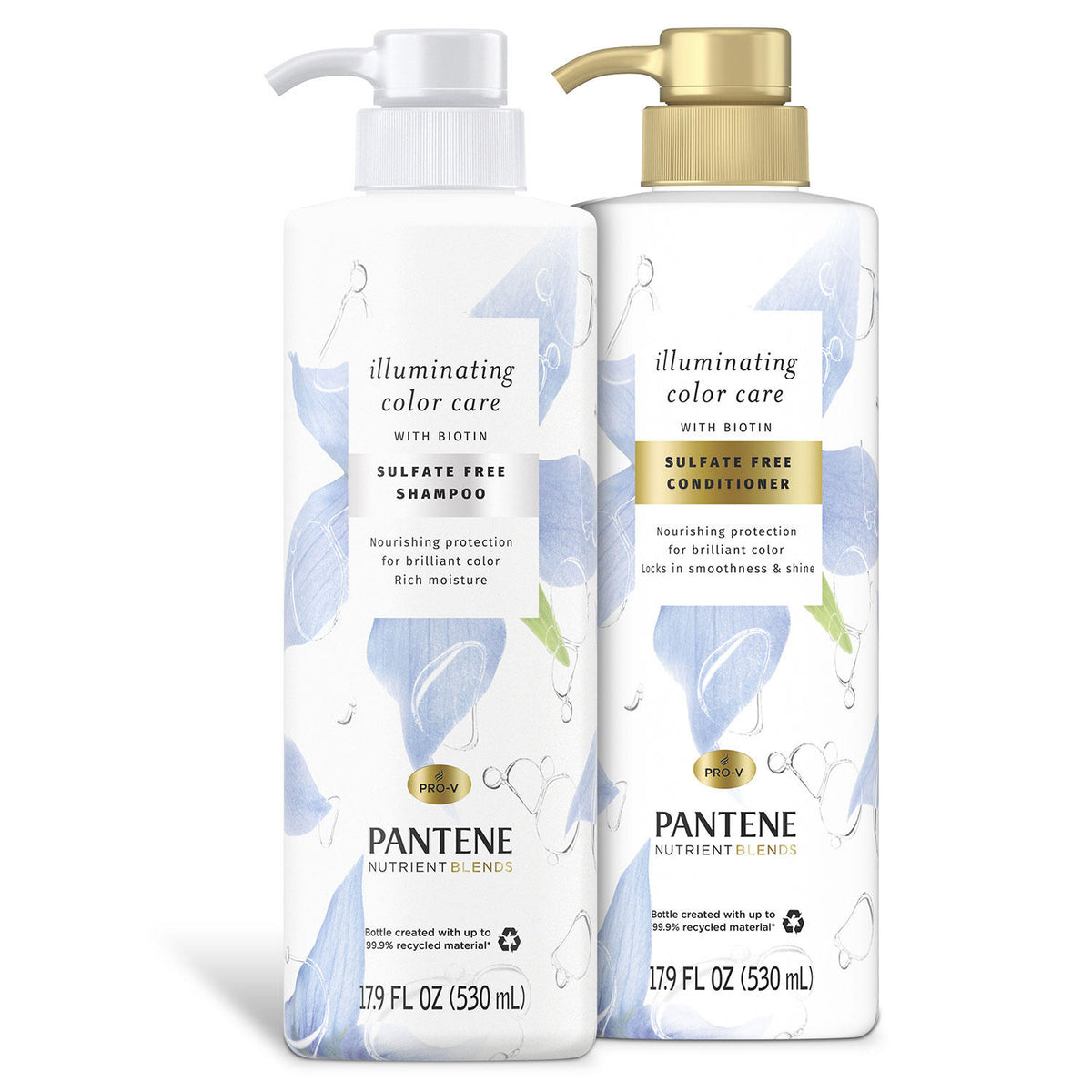 Pantene Nutrient Blends with Biotin Shampoo and Conditioner, 2 ea