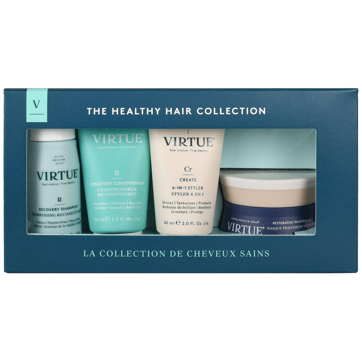 Virtue The Healthy Hair Collection Recovery Kit, 4 ea