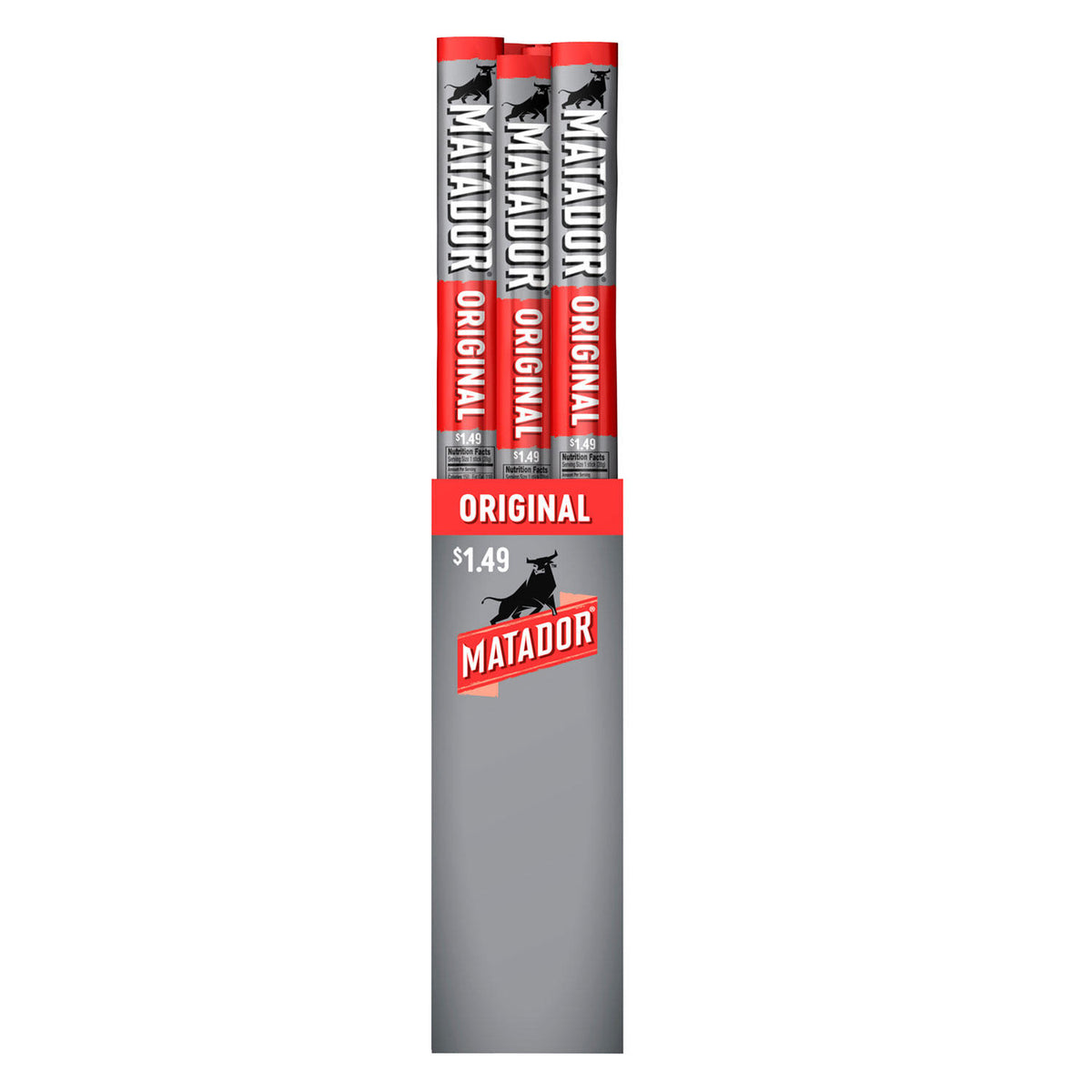 Matador Original Beef Jerky Snack Sticks, 15 ea