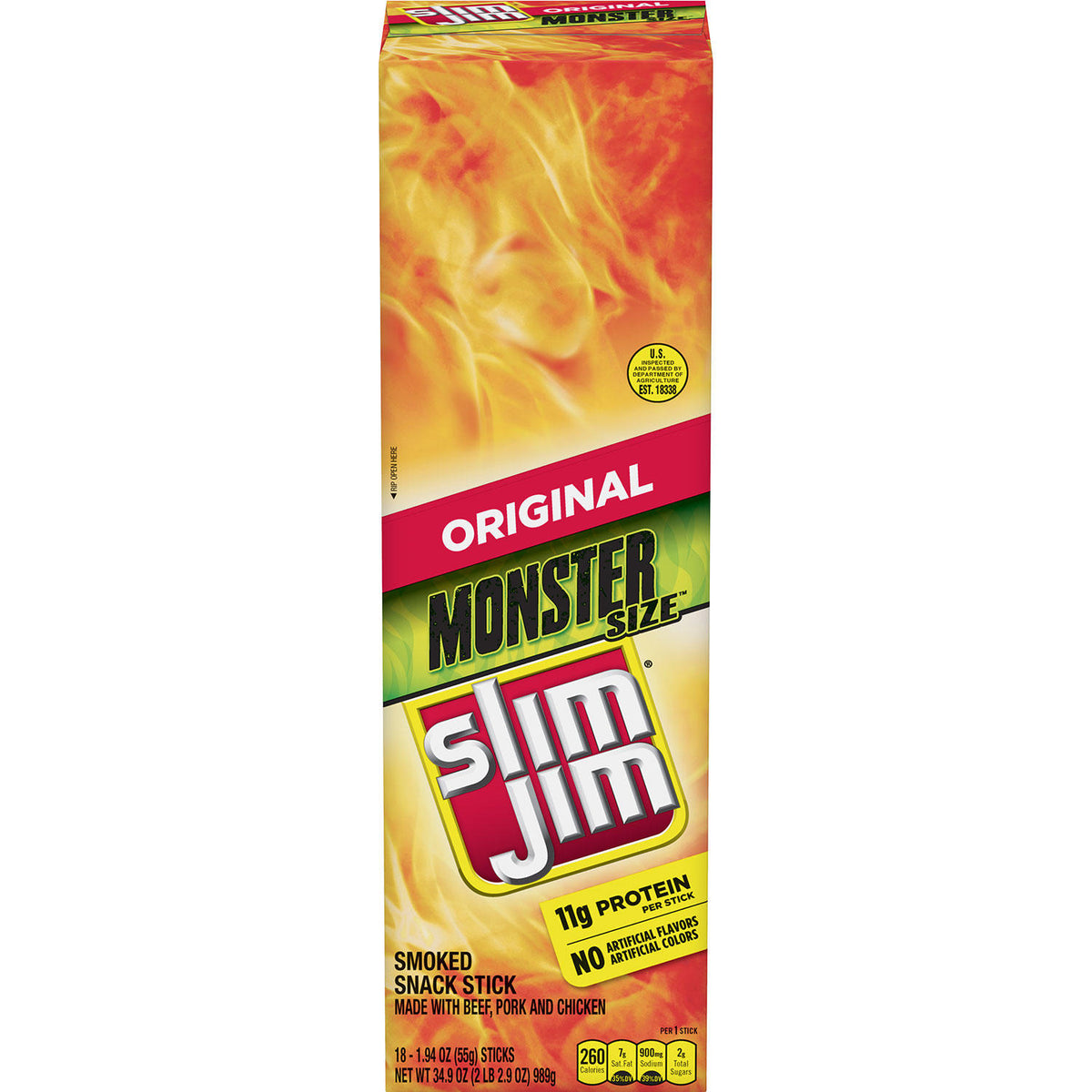 Slim Jim Monster Original, 18 ea
