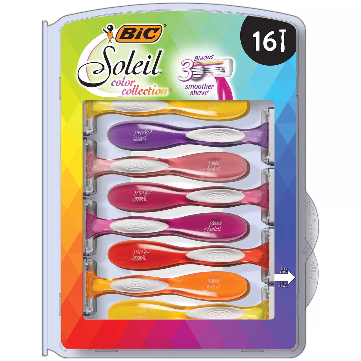 BIC Soleil Color Collection Razors, 16 ea