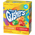 Fruit Gushers Pack, Strawberry Splash and Tropical Flavors, 42 ea