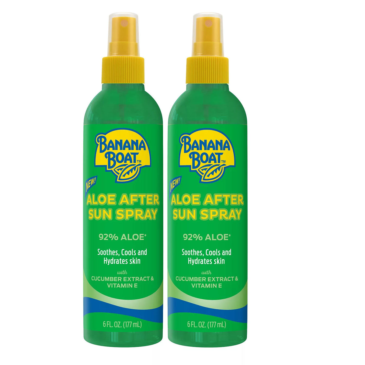 Banana Boat Aloe Mist Pump Spray Twin Pack, 2 ea