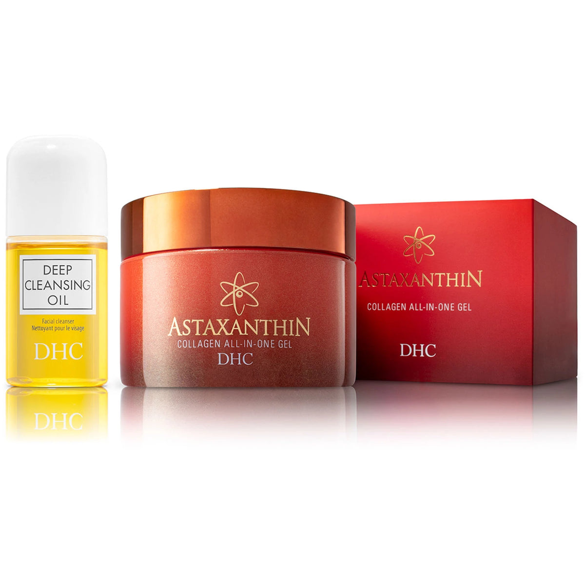 DHC's Astaxanthin Collagen All-in-One Gel + DHC Deep Cleansing Oil Set, 1 ea