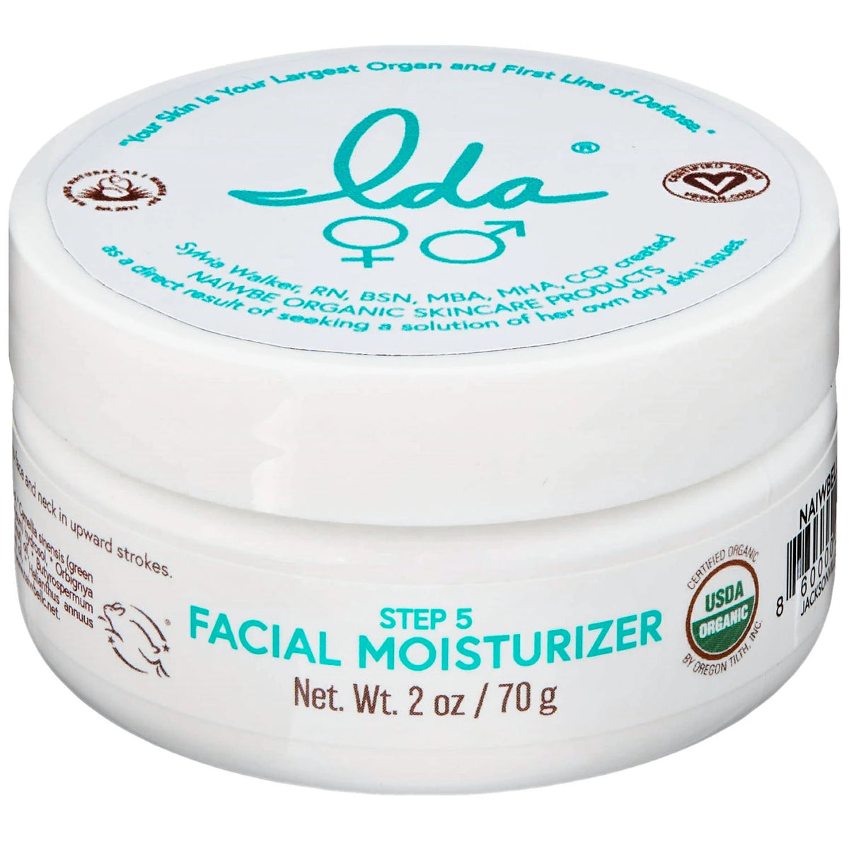 IDA Facial Moisturizing Cream, 2 oz