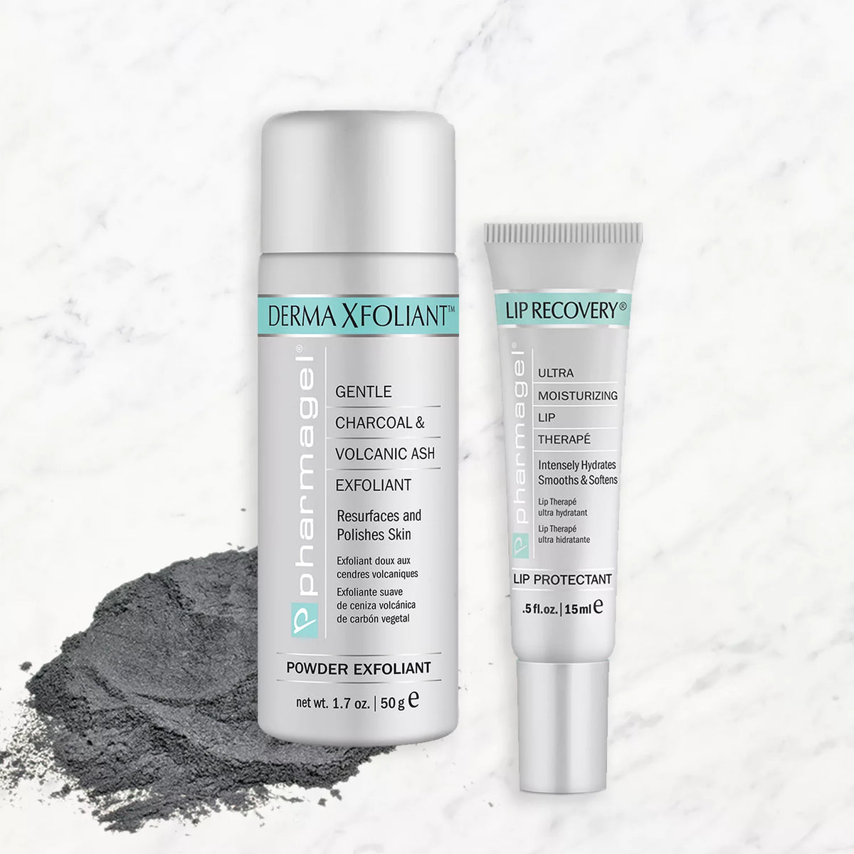 Pharmagel Lip Care Duo: Derma Xfoliant + Lip Recovery, 1 ea