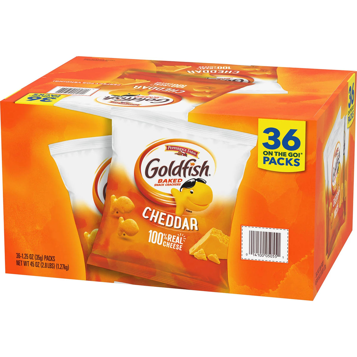 Pepperidge Farm Goldfish Cheddar Crackers, 36 ea