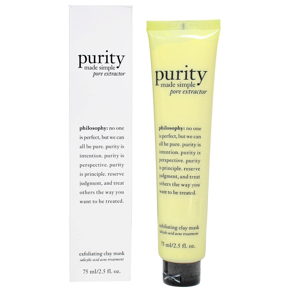 Philosophy Purity Made Simple Pore Extractor Exfoliating Clay Mask, 2.5 oz