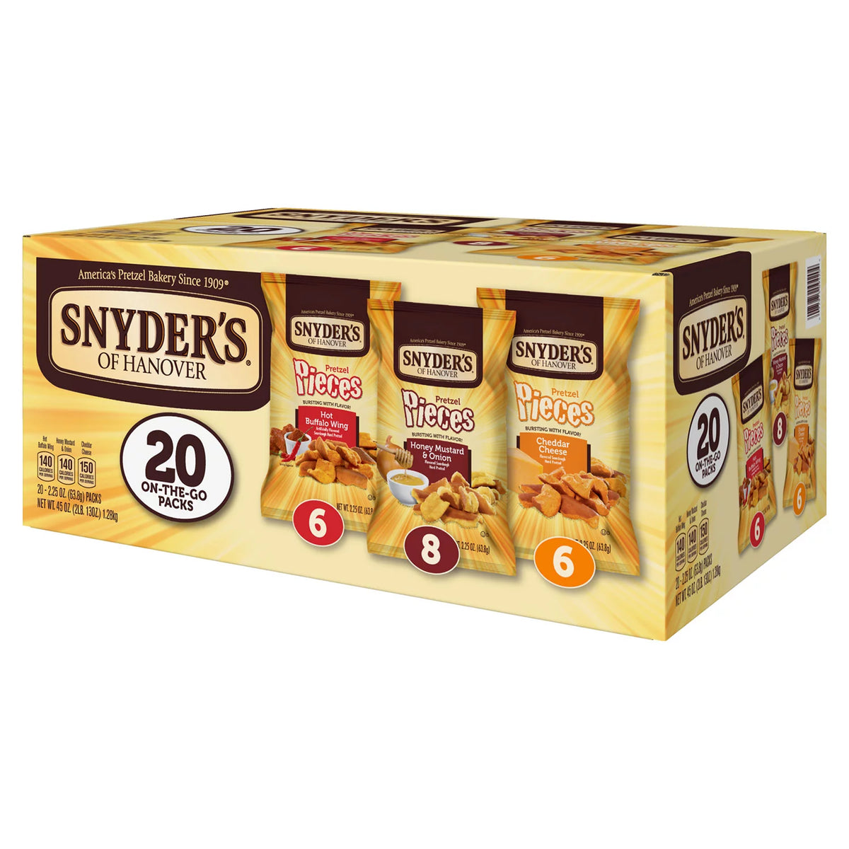 Snyder's of Hanover Pretzel Pieces Variety Pack, 20 ea