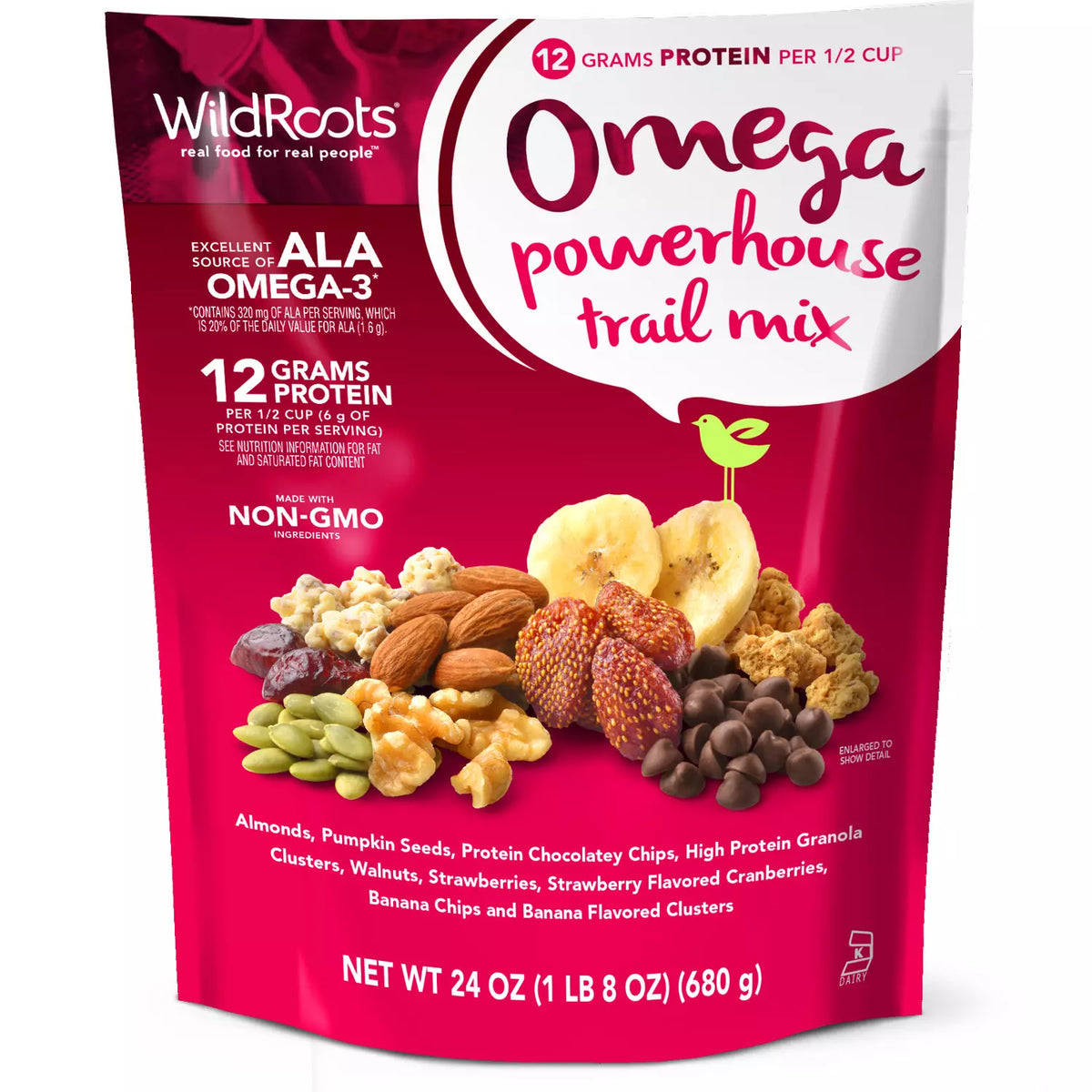 WildRoots Omega Powerhouse Trail Mix, 24 oz