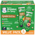 Gerber Organic Puffs, Variety Pack, 6 ea