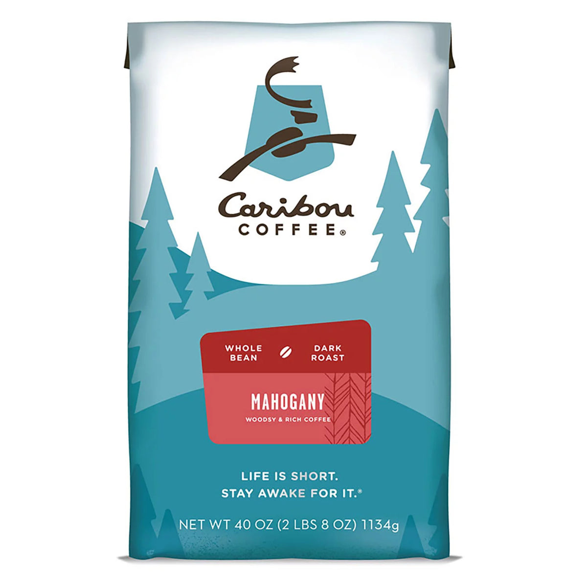 Caribou Ground Coffee, Mahogany, 40 oz