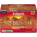 Folgers 100% Colombian Medium Roast Coffee K-Cups, 100 ea