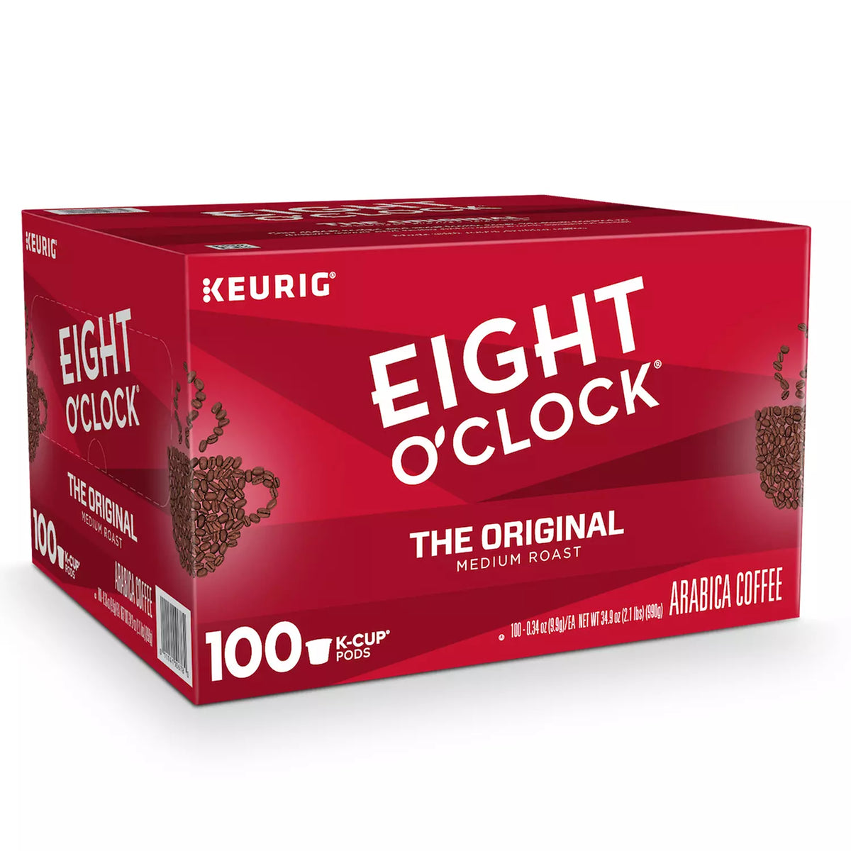 Eight O'Clock The Original Coffee K-Cup Pods, 100 ea