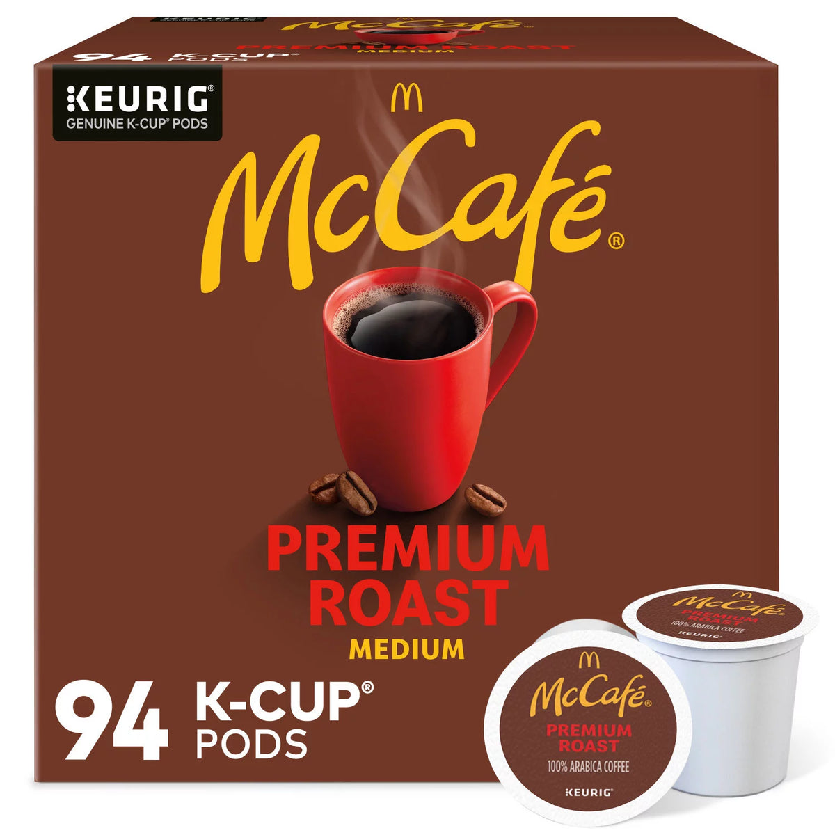 McCafe Premium Roast K-Cup Coffee Pods, 94 ea
