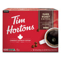 Tim Hortons Premium Dark Coffee Cups, Dark Roast, 100 ea