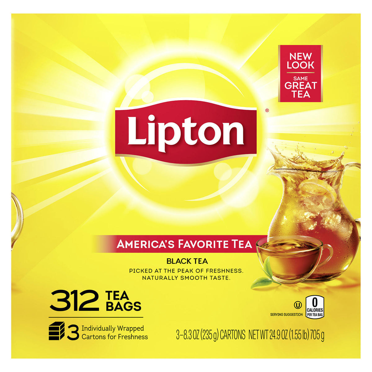 Lipton Tea Bags, 312 ea