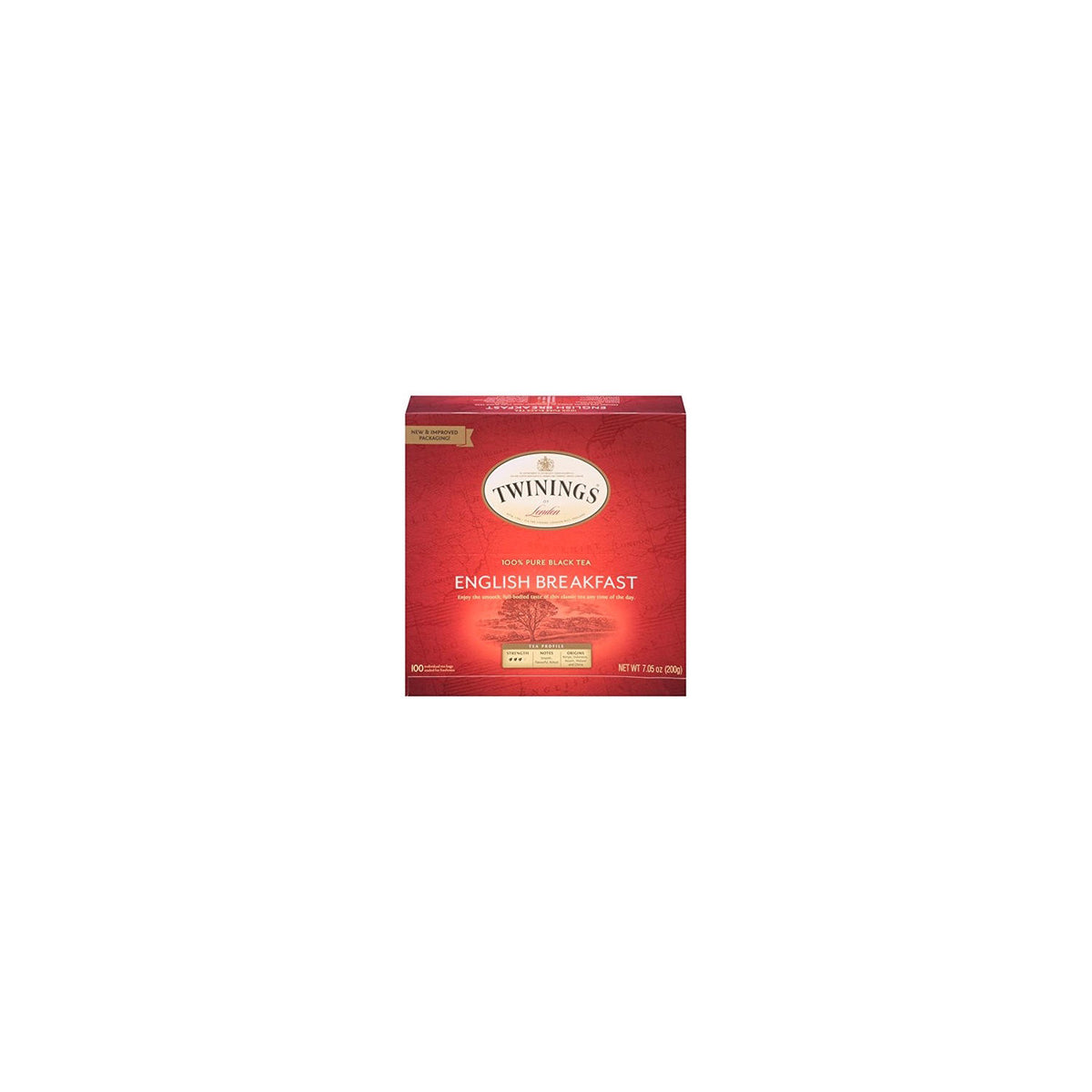 Twinings English Breakfast Tea Bags, 100 ea