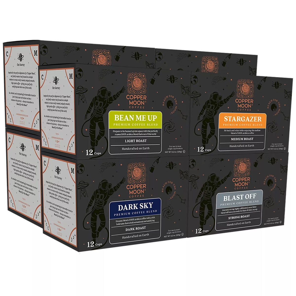 Copper Moon Coffee Single-Serve Cups, Discovery Pack, 96 ea