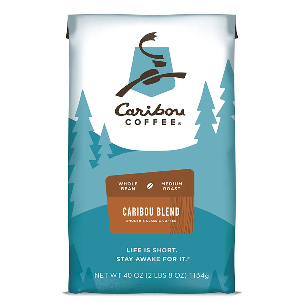 Caribou Coffee Whole Bean Bag, Caribou Blend, 40 oz
