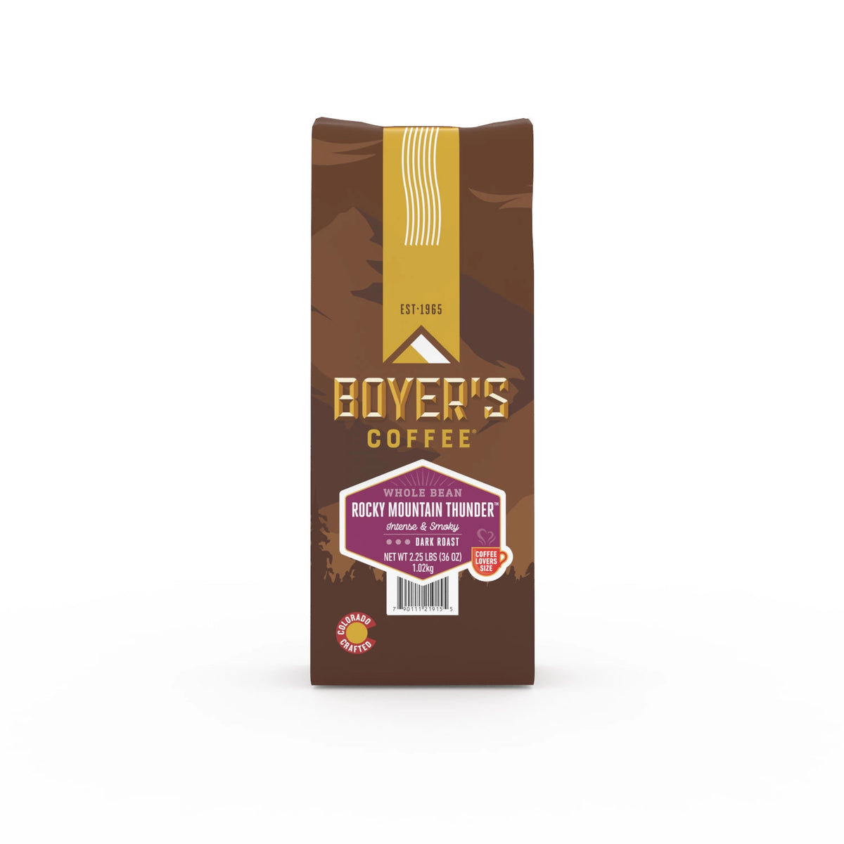 Boyer's Coffee Whole Bean Bag, Colorado Cafe, 1 ea